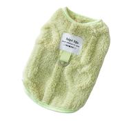 DTEYSD Dog Vest Cute Cartoon Autumn And Winter Dog Two-legged Fleece Coat For Small And Medium-sized Dogs And Cats Sweatshirt Teddy Pet Clothes-green-xl