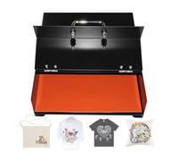 DTF Dryer, Size:43 * 30 * 8.5 Cm,Uniform Heating (Up to 150℃), 5-7s Fast PET Film Curing, Easy Temperature Control, Metal Shell/Anti - Scalding, for A3 / A4 / A5 Film,A