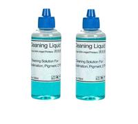DTF Ink Cleaning Solution 250ml 500ml 100ML Compatible With DX4 DX5 DX7 Printheads And L1800 L805 L800 1390 I3200 Printers(200ML Blue Color)
