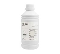DTF INK For Direct Printer Film Heat Transfer Compatible With PET Film Hot Melt Powder Transfer Film Textile Ink DTF Printing 500ML 5 Color(White)