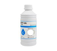 DTF INK For Direct Printer Film Heat Transfer Compatible With PET Film Hot Melt Powder Transfer Film Textile Ink DTF Printing 500ML 5 Color(Cyan)