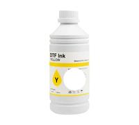 DTF INK For Direct Printer Film Heat Transfer Compatible With PET Film Hot Melt Powder Transfer Film Textile Ink DTF Printing 500ML 5 Color(Yellow)