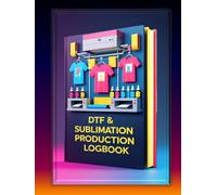DTF & Sublimation Business Log Book: All-in-One Production, Heat Press, Custom T-Shirt, Embroidery & Print-on-Demand Tracker for Small Business Owners