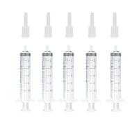 DTF Syringes, DTF Printer Cleaning Kits for All DTF Printer,DTG Pritner,Uv Printer DTF Syringe Tips Specially Designed to Closely Connected to The Ink Damper.(10ML*5PCS)