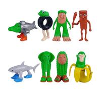 DtgEcd 8PCS Italian Brainrot Toys,italian Brainrot,brainrot Toys,creative Desktop Decorations for Offices and Homes,suitable for Giving to Family Members,friends or Colleagues.