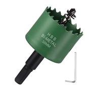 DTGN 1-1/2" Bi-Metal Hole Saw M42 HSS - 38mm Hole Cutter - Good for Thick Stainless Steel/Alloy/Aluminium/Brass/Copper - Green