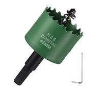 DTGN 1-3/4" Bi-Metal Hole Saw 45mm M42 HSS Hole Cutter for Metal Green | Cutting Tool Good for Thick Stainless Steel/Alloy/Aluminium/Brass/Copper