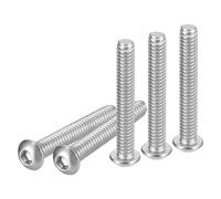 DTGN 1/4-20x1-3/4" Button Head Socket Cap Screws - 25Pack - Good for Machine - 304 Stainless Steel 18/8 - Hex Drive Full Thread UNC Fasteners