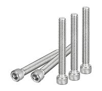 DTGN 1/4-20x2" Socket Head Cap Screws Bolts, 25Pcs 304 Stainless Steel 18-8, Machine Hex Socket Screw, Hex Drive, Bright Finish, UNC Coarse Thread Fully Threaded