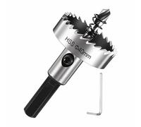 DTGN 1-9/16" Hole Saw 4341 High Speed Steel - 40mm Hole Cutter - Good for Thin Metal/PVC/Acrylic/Plastic/Wood Board - Silver