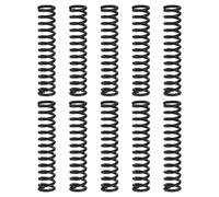 DTGN 10Pcs Compression Spring 1.4mm Wire Dia, 9mm OD, 45mm Free Length | Spring Steel Construction Extension Mechanical Springs for Machinery Shop Home Repairs Project, Black