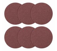 DTGN 125 mm 60 Grit Hook and Loop Sanding Disc - 15 Pcs - Good for Wood Metal Stone Walls- Aluminum Oxide Abrasive Hook and Loop Sandpaper Orbital Sander Pads, Red