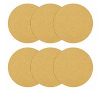 DTGN 125 mm 60 Grit Hook and Loop Sanding Disc - 40 Pcs - Good for Wood Metal Stone Walls- Aluminum Oxide Abrasive Hook and Loop Sandpaper Orbital Sander Pads, Yellow