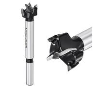 DTGN 16mm Forstner Drill Bit 5/8" 2 Flutes Tungsten Carbide Black 2Pack | Good for Wood Plastic Plywood Woodworking Hole Saw Cutter with Round Shank