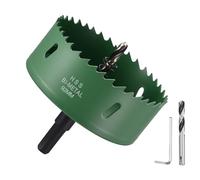 DTGN 3-5/8" Bi-Metal Hole Saw 92mm M42 HSS Hole Cutter for Metal White | Cutting Tool Good for Thick Stainless Steel/Alloy/Aluminium/Brass/Copper