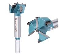 DTGN 30mm Forstner Drill Bit 1-3/16" 3 Flutes Tungsten Carbide Green 1Pack | Good for Wood Plastic Plywood Woodworking Hole Saw Cutter with Hex Shank