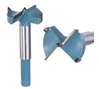 DTGN 38mm Forstner Drill Bit 1-1/2" - 1Pack - Good for Wood Plastic Plywood - 2 Flutes Tungsten Carbide Woodworking Hole Saw Cutter with Hex Shank - Green