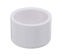 DTGN 4 Pcs 1" PVC External End Cap Fitting, SCH40 Furniture Grade PVC Pipe Plug Adapter, Pipe Cover Fittings for DIY Project, Irrigation System, Plumbing Framework, Garden Structures