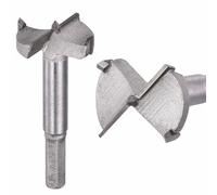 DTGN 40mm Forstner Drill Bit 1-9/16" 2 Flute Tungsten Carbide Silver 1Pack | Good for Wood Plastic Plywood Woodworking Hole Saw Cutter with Hex Shank