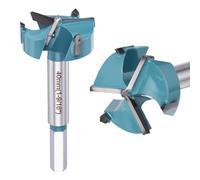 DTGN 40mm Forstner Drill Bit 1-9/16" 3 Flutes Tungsten Carbide Green 1Pack | Good for Wood Plastic Plywood Woodworking Hole Saw Cutter with Hex Shank
