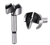 DTGN 40mm Forstner Drill Bit 1-9/16" Carbon Steel Round Shank 2Pack | Good for Wood Plastic Plywood Woodworking Hole Saw Cutter