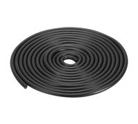 DTGN 4mm x 2meters(DXL) Nitrile Rubber Round Seal Strip - 1Pack - Good for DIY Furniture - Round Solid Weather Stripping - Black