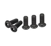 DTGN 5/16-18x3/4" Button Head Socket Cap Screws - 10Pack - Good for Machine - Carbon Steel Black Oxide - Hex Drive Full Thread UNC Fasteners