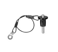 DTGN 5mmx10mm(DxL) Quick Release Pin - Good for Quickly Connecting Hooking Up Components - 304 Stainless Steel Grip Push-Button Ball Locking Pins with Wire - Silver