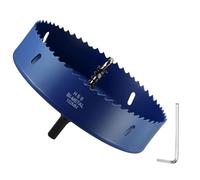 DTGN 6" Bi-Metal Hole Saw 152mm M42 HSS Hole Cutter for Metal Blue | Cutting Tool Good for Thick Stainless Steel/Alloy/Aluminium/Brass/Copper