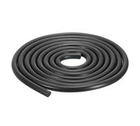 DTGN 7mm x 2meters(DXL) Nitrile Rubber Round Seal Strip - 1Pack - Good for DIY Furniture - Round Solid Weather Stripping - Black
