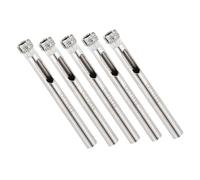 DTGN Diamond Hole Saw 1/4" /6mm - 5 PCS - Good for Glass, Ceramic, Tile, Marble - Diamond Hole Saw Cutter
