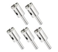 DTGN Diamond Hole Saw 3/4" /19mm - 5 PCS - Good for Glass, Ceramic, Tile, Marble - Diamond Hole Saw Cutter