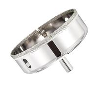 DTGN Diamond Hole Saw with Pilot Bit 4-17/32" /110mm - 1 PC - Good for Glass, Ceramic, Tile - Diamond Hole Saw Cutter