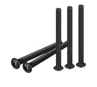 DTGN M3-0.5x35mm Button Head Socket Cap Screws - 50Pack - Good for Machine - Carbon Steel Black Oxide - Hex Drive Full Thread Fasteners