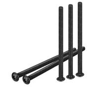 DTGN M3-0.5x50mm Button Head Socket Cap Screws - 50Pack - Good for Machine - Carbon Steel Black Oxide - Hex Drive Full Thread Fasteners