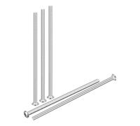 DTGN M4-0.7x100mm Button Head Socket Cap Screws - 12Pack - Good for Road Bicycle, Mountain Bike, Auto, Motorcycle - 304 Stainless Steel Whitewashed - Hex Socket Drive Fasteners