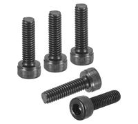 DTGN M4-0.7x16 Socket Head Cap Screws Bolts - 100Pack - Good for Road Bicycle, Mountain Bike, Auto, Motorcycle - Carbon Steel Hex Head Metric Screws, Black