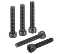 DTGN M4-0.7x25 Socket Head Cap Screws Bolts - 100Pack - Good for Road Bicycle, Mountain Bike, Auto, Motorcycle - Carbon Steel Hex Head Metric Screws, Black