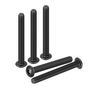 DTGN M4-0.7x35mm Button Head Socket Cap Screws - 30Pack - Good for Road Bicycle, Mountain Bike, Auto, Motorcycle - Carbon Steel Black Oxide - Hex Socket Drive Fasteners