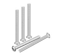 DTGN M4-0.7x45mm Button Head Socket Cap Screws - 20Pack - Good for Road Bicycle, Mountain Bike, Auto, Motorcycle - 304 Stainless Steel Whitewashed - Hex Socket Drive Fasteners