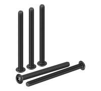 DTGN M4-0.7x50mm Button Head Socket Cap Screws - 20Pack - Good for Road Bicycle, Mountain Bike, Auto, Motorcycle - Carbon Steel Black Oxide - Hex Drive Fasteners