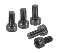 DTGN M4-0.7x8 Socket Head Cap Screws Bolts - 100Pack - Good for Road Bicycle, Mountain Bike, Auto, Motorcycle - Carbon Steel Hex Head Metric Screws, Black