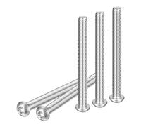 DTGN M6-1x65mm Button Head Socket Cap Screws - 10Pack - Good for Machine - 304 Stainless Steel 18/8 - Hex Drive Full Thread Fasteners