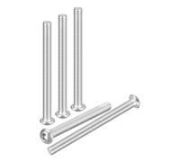 DTGN M6-1x65mm Button Head Socket Cap Screws - 20Pack - Good for Road Bicycle, Mountain Bike, Auto, Motorcycle - 304 Stainless Steel Whitewashed - Hex Socket Drive Fasteners