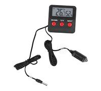 DTH - 74 Humidity Temperature Gauge, Mini Digital Thermometer Hygrometer, Real Time Temp Sensor Meter with External Probe, for Indoor Room Greenhouse Reptile Terrariu
