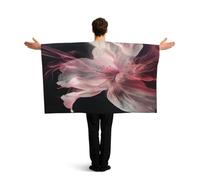 DTHKJNLSF Wearable Cape with Sleeves, Country Flag Cape Cloak Costume, Party Celebrations, Sports Events, National Holidays cherry blossom