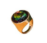 Dtja Vintage Luxury CZ Ring for Women Gold Plated Rhinestone Crystal Antique Charms Expandable Adjustable Open Wrap Engagement Comfort Fit Wedding Cocktail Party Rings Size 9