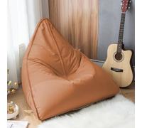DTLEO Bean Bag Chair Cover Waterproof Technical Cloth Beanbag Case (Without Filling) for Organizing Plush Toys or Textile, Sack Bean Bag,Brown