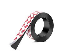 DTLHCNCT Strong Adhesive Magnetic Tape Strip - 1" x 10ft, Cuttable Magnetic Sheets for,DIY Art Projects, Whiteboards, Fridge Organization - Ideal for Home, School, Office Use.