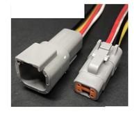 Dtm04-2p Car Harness Connector Deutsch Sealed Waterproof 2/3 / 4/6 / 8/12 Pin Sensor Wire Socket Wire Length 15cm(4p strip line,1sets)
